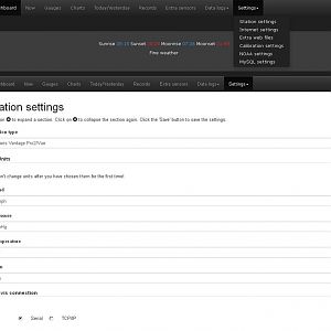 CumulusMX StationSettings 1