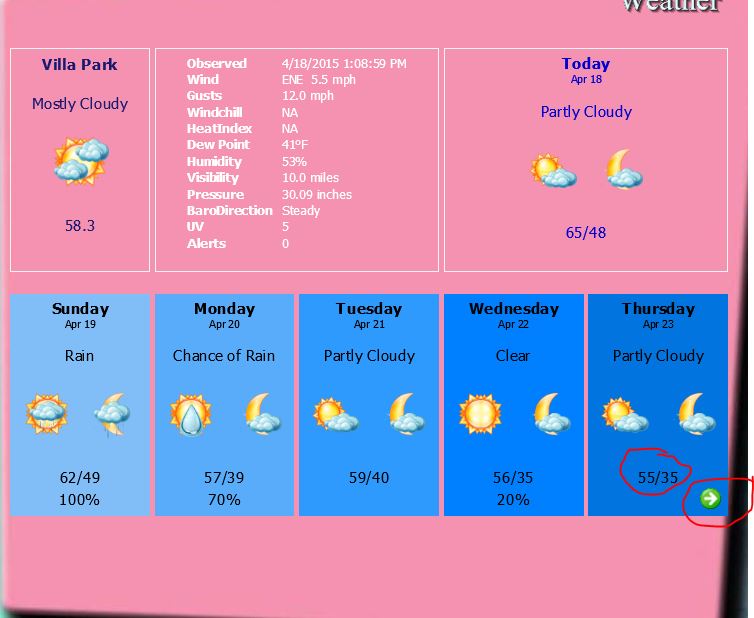 weather screen v1.3.25