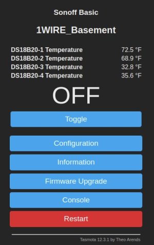 Sonoff TH-1 Temperature and Humidity Sensor 