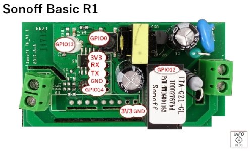 Sonoff Mini Switch Module (IM190416001) Configuration for Tasmota