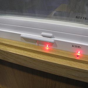 Wide gap wired window contact (sort of)