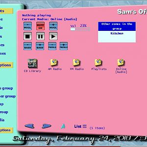Sam's Zone Control Screen