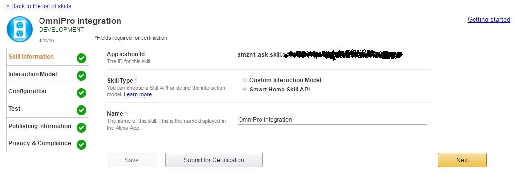 ASK 2 Skill Information