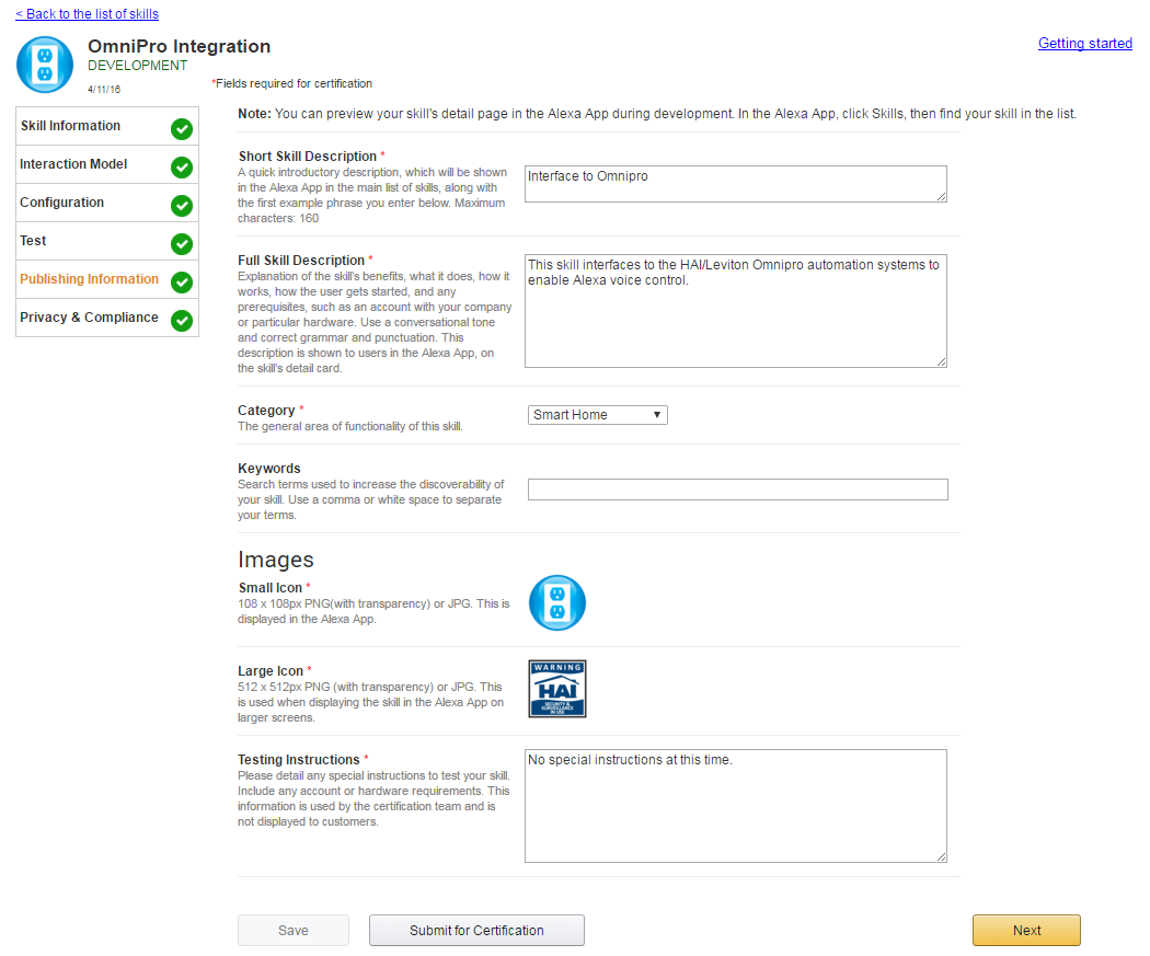 ASK 6 Publishing Information