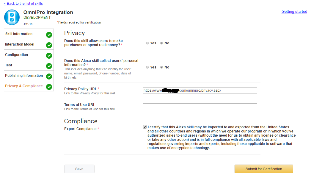 ASK 7 Privacy Compliance