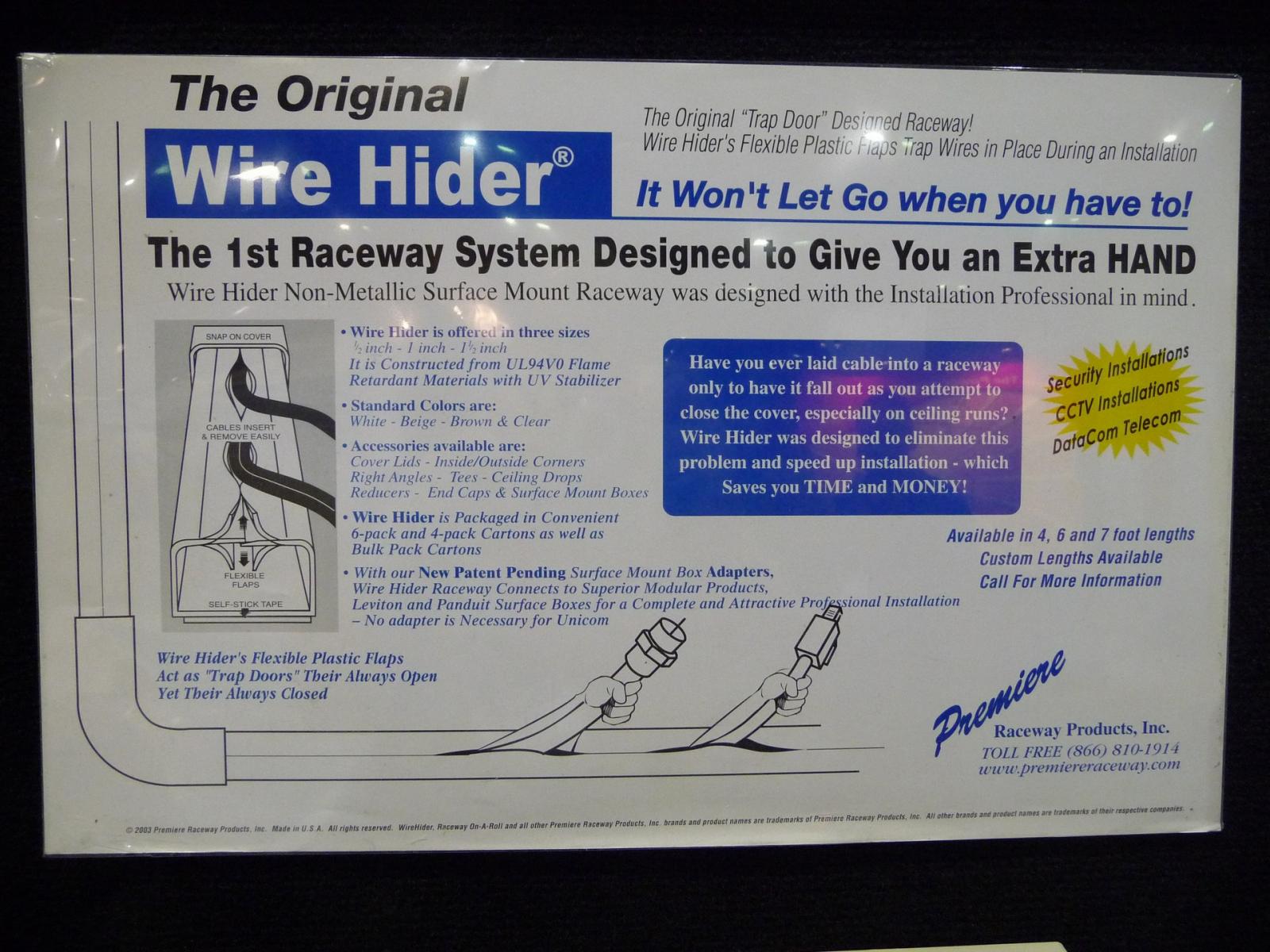 Cool wire channel/hider stuff