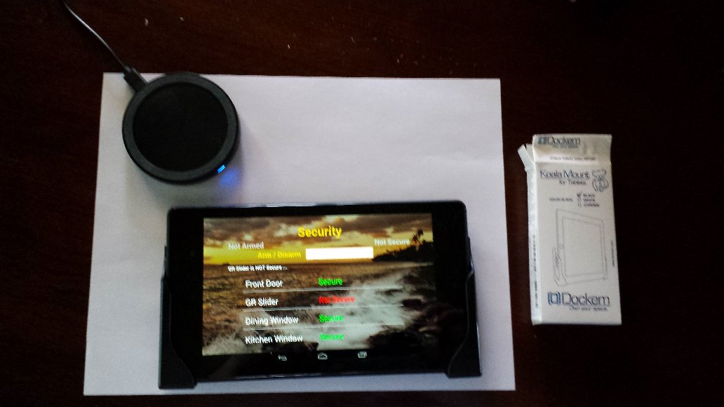 Mount tablet on wall