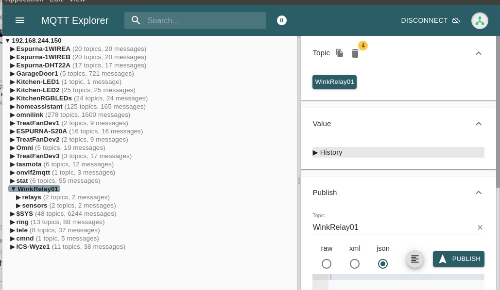 mqtt explorer