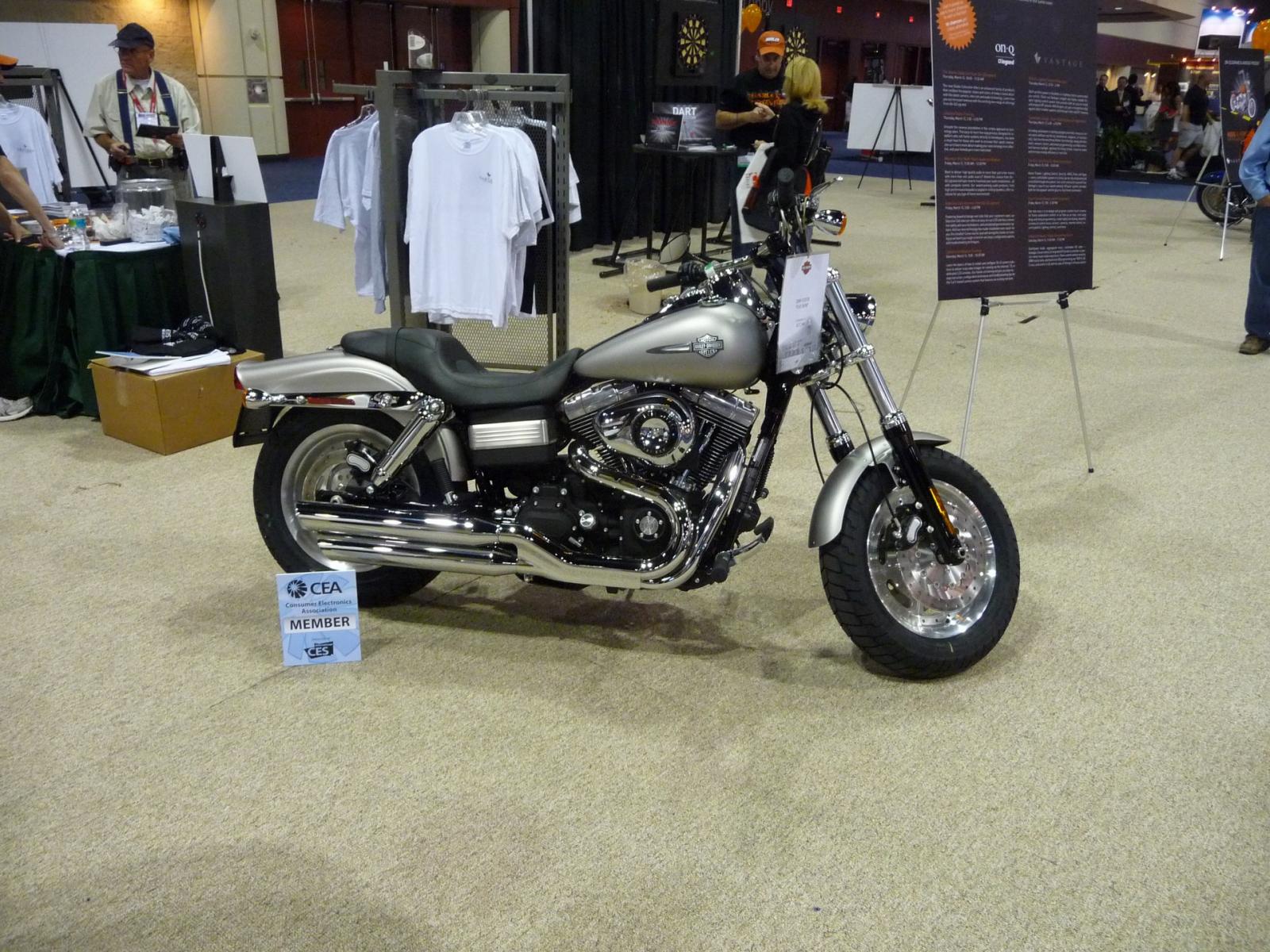 OnQ booth - Just some Harleys