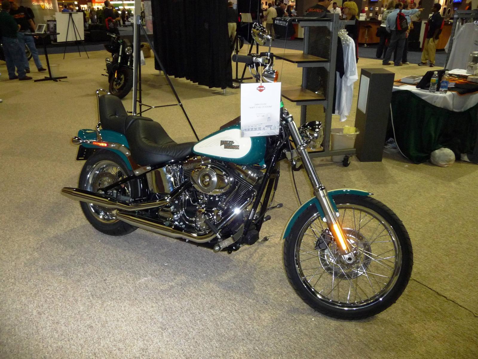 OnQ booth - Just some Harleys