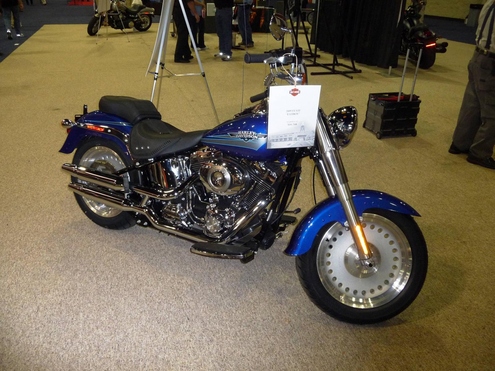 OnQ booth - Just some Harleys