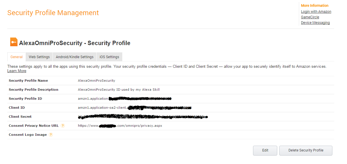 Security 2 Profile General