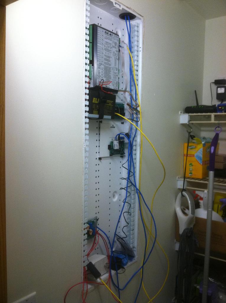 Wired up for testing